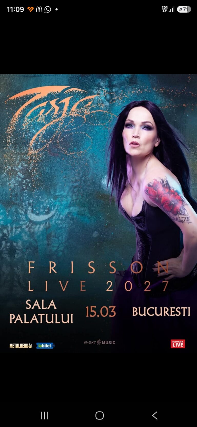 Tarja Turunen – album release Fissson Live